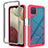 Custodia Silicone Trasparente Laterale 360 Gradi Cover ZJ3 per Samsung Galaxy A12 Nacho