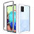 Custodia Silicone Trasparente Laterale 360 Gradi Cover ZJ3 per Samsung Galaxy A71 5G Bianco