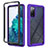 Custodia Silicone Trasparente Laterale 360 Gradi Cover ZJ3 per Samsung Galaxy S20 FE 4G Lavanda