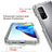 Custodia Silicone Trasparente Laterale 360 Gradi Cover ZJ3 per Xiaomi Mi 10T 5G