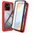 Custodia Silicone Trasparente Laterale 360 Gradi Cover ZJ3 per Xiaomi Redmi 10 India Rosso