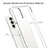 Custodia Silicone Trasparente Laterale 360 Gradi Cover ZJ4 per Samsung Galaxy M32 5G