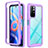 Custodia Silicone Trasparente Laterale 360 Gradi Cover ZJ4 per Xiaomi Poco M4 Pro 5G Lavanda