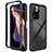 Custodia Silicone Trasparente Laterale 360 Gradi Cover ZJ4 per Xiaomi Poco X4 NFC Nero