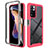 Custodia Silicone Trasparente Laterale 360 Gradi Cover ZJ4 per Xiaomi Poco X4 NFC Rosa Caldo