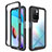 Custodia Silicone Trasparente Laterale 360 Gradi Cover ZJ4 per Xiaomi Redmi 10 4G Nero