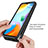 Custodia Silicone Trasparente Laterale 360 Gradi Cover ZJ4 per Xiaomi Redmi 10 India