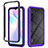 Custodia Silicone Trasparente Laterale 360 Gradi Cover ZJ4 per Xiaomi Redmi 9i Viola