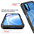 Custodia Silicone Trasparente Laterale 360 Gradi Cover ZJ4 per Xiaomi Redmi 9T 4G