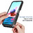 Custodia Silicone Trasparente Laterale 360 Gradi Cover ZJ4 per Xiaomi Redmi Note 10S 4G