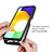 Custodia Silicone Trasparente Laterale 360 Gradi Cover ZJ5 per Samsung Galaxy A03s