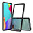 Custodia Silicone Trasparente Laterale 360 Gradi Cover ZJ5 per Samsung Galaxy A52 4G Nero