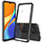 Custodia Silicone Trasparente Laterale 360 Gradi Cover ZJ5 per Xiaomi POCO C3 Nero
