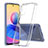 Custodia Silicone Trasparente Laterale 360 Gradi Cover ZJ5 per Xiaomi Redmi Note 10 5G