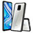 Custodia Silicone Trasparente Laterale 360 Gradi Cover ZJ5 per Xiaomi Redmi Note 9 Pro Max Nero