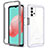 Custodia Silicone Trasparente Laterale 360 Gradi Cover ZJ6 per Samsung Galaxy A32 4G Bianco