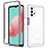 Custodia Silicone Trasparente Laterale 360 Gradi Cover ZJ6 per Samsung Galaxy A32 5G Bianco