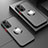 Custodia Silicone Trasparente Laterale con Magnetico Anello Supporto T01 per Xiaomi Mi 11i 5G