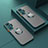 Custodia Silicone Trasparente Laterale con Magnetico Anello Supporto T01 per Xiaomi Poco F4 GT 5G