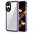 Custodia Silicone Trasparente Laterale Cover AC1 per Oppo A18 Lavanda