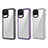 Custodia Silicone Trasparente Laterale Cover AC1 per Samsung Galaxy A12