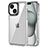 Custodia Silicone Trasparente Laterale Cover AC2 per Apple iPhone 14 Chiaro