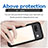 Custodia Silicone Trasparente Laterale Cover J01S per Google Pixel 8a 5G