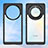 Custodia Silicone Trasparente Laterale Cover J01S per Huawei Honor X9a 5G