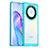 Custodia Silicone Trasparente Laterale Cover J01S per Huawei Honor X9a 5G Blu