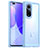 Custodia Silicone Trasparente Laterale Cover J01S per Huawei Nova 9 Pro Cielo Blu