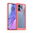 Custodia Silicone Trasparente Laterale Cover J01S per Motorola Moto Edge (2023) 5G Rosso