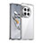 Custodia Silicone Trasparente Laterale Cover J01S per OnePlus 12R 5G Chiaro