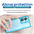 Custodia Silicone Trasparente Laterale Cover J01S per Oppo A1x 5G