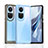 Custodia Silicone Trasparente Laterale Cover J01S per Oppo Reno10 Pro 5G