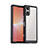 Custodia Silicone Trasparente Laterale Cover J01S per Sony Xperia 5 V Nero