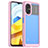 Custodia Silicone Trasparente Laterale Cover J01S per Xiaomi Poco M4 5G