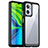Custodia Silicone Trasparente Laterale Cover J01S per Xiaomi Redmi 10 Prime Plus 5G Nero