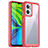 Custodia Silicone Trasparente Laterale Cover J01S per Xiaomi Redmi 10 Prime Plus 5G Rosso