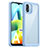 Custodia Silicone Trasparente Laterale Cover J01S per Xiaomi Redmi A2 Blu