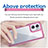 Custodia Silicone Trasparente Laterale Cover J01S per Xiaomi Redmi Note 11E 5G