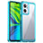 Custodia Silicone Trasparente Laterale Cover J01S per Xiaomi Redmi Note 11E 5G Cielo Blu
