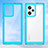 Custodia Silicone Trasparente Laterale Cover J01S per Xiaomi Redmi Note 12 Pro+ Plus 5G