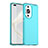 Custodia Silicone Trasparente Laterale Cover J02S per Huawei Nova 11 Ultra Blu