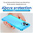 Custodia Silicone Trasparente Laterale Cover J02S per Realme 9i 5G