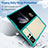 Custodia Silicone Trasparente Laterale Cover J02S per Xiaomi Mix Fold 2 5G
