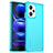 Custodia Silicone Trasparente Laterale Cover J02S per Xiaomi Redmi Note 12 Pro+ Plus 5G Blu