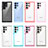 Custodia Silicone Trasparente Laterale Cover M03 per Samsung Galaxy S21 Ultra 5G