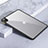 Custodia Silicone Trasparente Laterale Cover per Apple iPad Pro 11 (2022) Nero