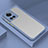 Custodia Silicone Trasparente Laterale Cover per OnePlus 10R 5G Grigio Lavanda