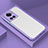 Custodia Silicone Trasparente Laterale Cover per OnePlus 10R 5G Viola